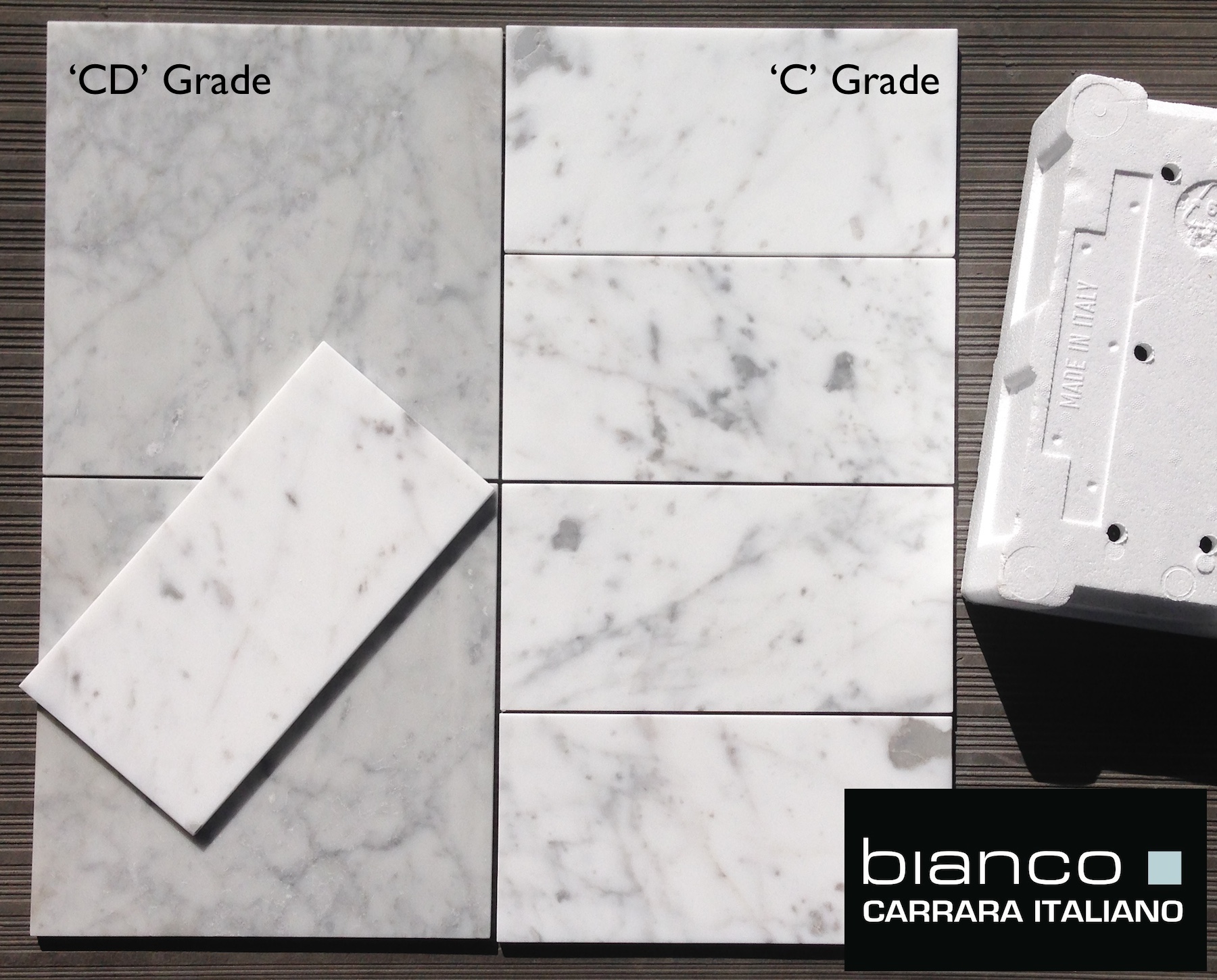 Carrara 6x12" Subway Tile
